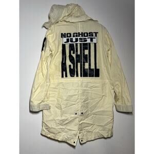 Brain Dead VGUC No Ghost Just A Shell Long Hooded Full Zip Parka Jacket S RARE